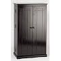 CD/DVD Black Finish Mission Cabinet/Storage/Rack