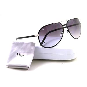 Buy AUTHENTIC NEW CHRISTIAN DIOR SUNGLASSES 126 CD 0126 BLACK AVIATOR HOME 10GN3 AUTH by Christian Dior