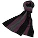 MIR Men's 100% Cashmere Three Stripes Scarf