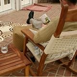 Outdoor Seat - Woodlands Birch DuraCord fabric
