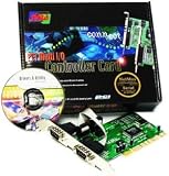 House Brand 9 Pin 2 Ports Serial PCI Controller Card Expansion Adapter