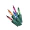 Twinkle Net Lights - Multi - 150 count - Green Wire (4x6')
