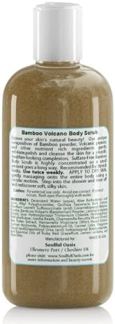 Bamboo Volcano - a Luxurious Refreshing and Energising Exfoliating Skin Scrub From Soulful Oasis - Made with Volcanic Pumice, Bamboo Extract and Essential Oils to Give an Exotic and Replenishing Boost to Your Skin. 9 Fl Oz. (265 Ml)