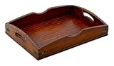 Mountain Woods Valencia Collection Large Antique Style Serving Tray