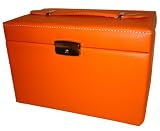 Produkt-Bild: Schmuckkasten + Schmuckkoffer orange + Schatulle