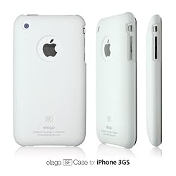 elago SF Case for iPhone 3G/3GS (Soft feeling)-White + Universal Dock Adapter + S2 Stand included