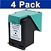4 Pack. Refurbished Cartridges for HP 60XL Black. Includes 4ea HP 60XL Black.