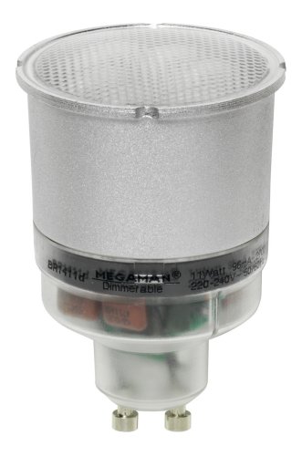 Megaman 571983 ESL DIMMB COMP Energiesparlampe 11W Gu10 230V 827 dimmbar