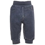 POLARN O. PYRET DENIM LOOK NEWBORN PANTS