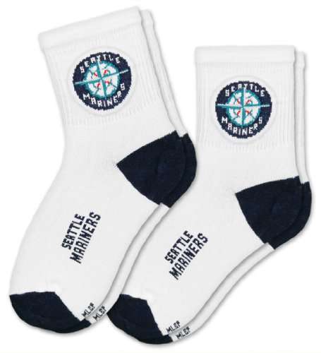 MLB Seattle Mariners Kid's Youth Socks (2 Pack)