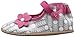 Robeez Becca Mary Jane Soft Sole Crib Shoe (Infant), Grey, 6-12 Months M US