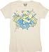 Grateful Dead Dancing Bear Junior's Cream T-Shirt Tee
