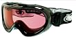 Bolle Nebula Goggles, Shiny Black, Vermillion Lens