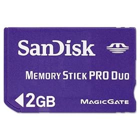 SANDISK CORPORATION 2GB MEMORY STICK PRO MSPRO DUO CARD W/ MLC MEMORY & CONTROLLER