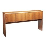 10700 Stack-On Hutch for 72' Credenza, 68-5/8w x 14-5/8d x 37-1/8h, Medium Oak