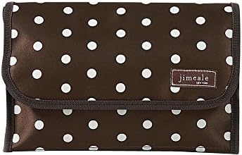 Jimeale New York 703 Overnight Travel Bag,Brown Polka Dots,one size
