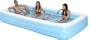 Family Kiddie Pool - Giant Inflatable Rectangular Pool - 12 Feet Long (144"x76"x22")