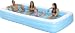 Family Kiddie Pool - Giant Inflatable Rectangular Pool - 12 Feet Long (144