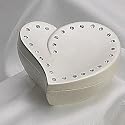 3" HEART BOX WITH CRYSTAL - 3" LEANING HEART BOX WITH CRYSTAL ACCENTS