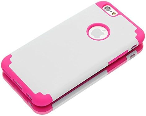 WhaleStone iPhone 6 Case Hard Soft Rubber Rugged Protective Shockproof Hybrid High Impact Dual Layer Armor Defender Case Cover for Apple iPhone 6 (4.7 inch Screen)