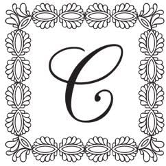 Crowns &amp; Links Monogram Stamp