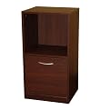 Vertical Side Filling Cabinet Wood Composite - Espresso