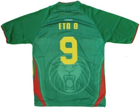 Cameroon# 9 Eto'o Soccer Jersey One size Large .New.