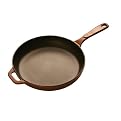 Enamel Coated Cast Iron 11" Skillet- Brown