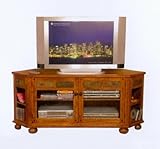 Sedona Corner Wood/Glass TV Console