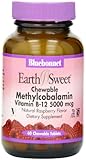 Bluebonnet - EARTHSWEET&uml; CHEWABLE METHYLCOBALAMIN VITAMIN B-12 5000 mcg RASPBERRY FLAVOR 60 Tabs