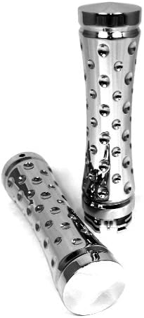 Chrome Bling Magnum SMT Hand Grips for stock &amp; custom Victory touring &amp; cruiser motorcycle models (all years): Boardwalk, Cross Country, Cross Country Tour, Cross Roads, Hammer, Hard-Ball, High-Ball, Jackpot, Judge, Kingpin, Vegas, Vision Tour