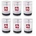 illy Caffe Scuro Fine Grind Coffee (Dark Roast, Black Band). Box of six 8.8oz coffee cans.