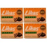 4 Pack Likas Papaya Herbal Whitening Soap