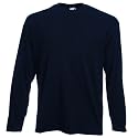 Long Sleeve Fruit of the Loom Cotton T-Shirt (6 Colours)