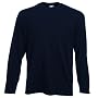 Long Sleeve Fruit of the Loom Cotton T-Shirt (6 Colours)