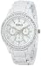 XOXO Women's XO5411 White Enamel Bracelet With Rhinestones Accent Watch