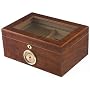 100-cigar Humidor Cherrywood with Glass Top