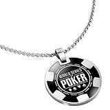 WSOP Stainless Steel Chip Pendant