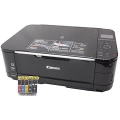 Canon PIXMA MG5250 Multifunktionsger�t 3in1 (Drucken Kopieren Scannen) WLAN PictBridge Nachfolger vom MP560 + Photopapier 50Blatt A4 180g/qm matt + USB Kabel & 5 SilverTrade-INK Patronen mit CHIP MG 5250
