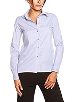 CALLISTO PARIS Camisa Mujer (Blanco / Azul Claro)