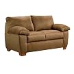 Vanguard Oversize Microsuede Sleeper Chair - Brown