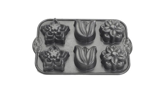 Nordic Ware Pro Cast Floral Cupcake Pan