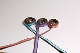 Organic Cotton Canvas Pet Leash with Rhinestones- Lavender