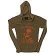 Cleveland Browns - Throwback Ladies Vintage NFL Hooded Long Sleeve