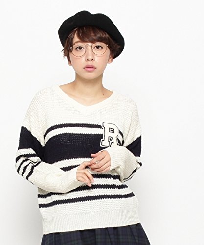 THE EMPORIUM(ジ・エンポリアム)サガラワッペン付きニットプルオーバー