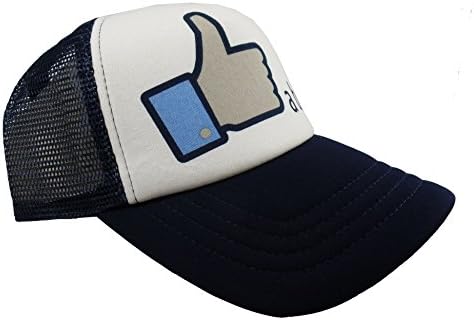Like a Boss Trucker Thumbs up Cap (White/Blue)