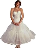 Medium Fullness Bridal Petticoat Wedding Gown Crinoline Slip