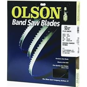 Olson Saw 23193 93-1/2'' Bandsaw Blade