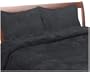 Microsuede Feather Full/Queen Comforter Set, Black