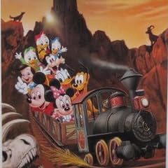 ディズニー　ポストカード　ビックサンダーマウンテン